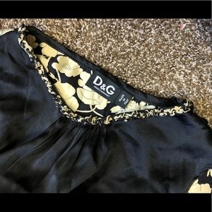 DOLCE AND GABBANA SMALL SILK BLOUSE